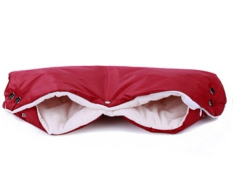 Warm hand muff for stroller/carriage